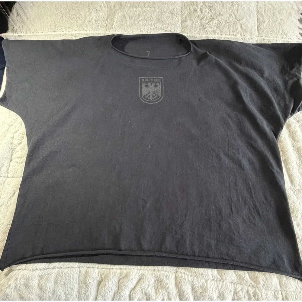 Kanye West Vultures Shirt Mens 2 XL XXXL Black‎ Box Tee Y2K - Picture 2 of 7
